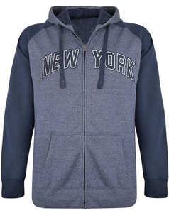 KAM New York Marl Hoody Navy