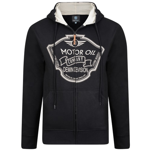 KAM Motor Oil Hoody Black