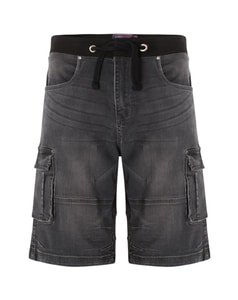 KAM Dito Denim Shorts Charcoal