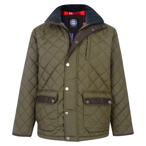 KAM Olive Green Barber Jacket