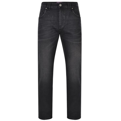 KAM Stretch Fashion Jeans Black