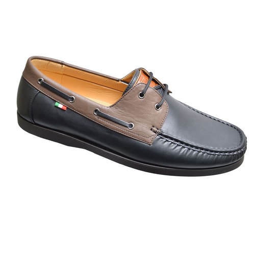 D555 Burch Boat Shoe Black