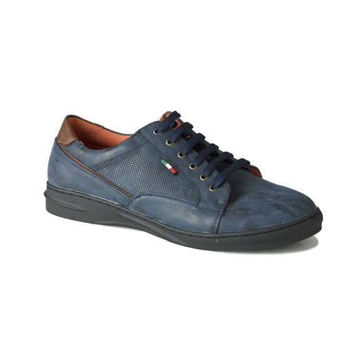 D555 Darren Casual Lace Up Shoe Navy