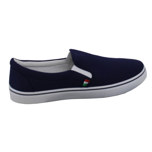 D555 Aldrich Canvas Plimsoll Shoe Navy