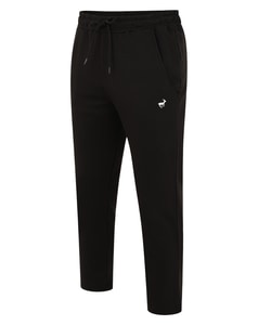 Bigdude Open Hem Loop Back Joggers Black