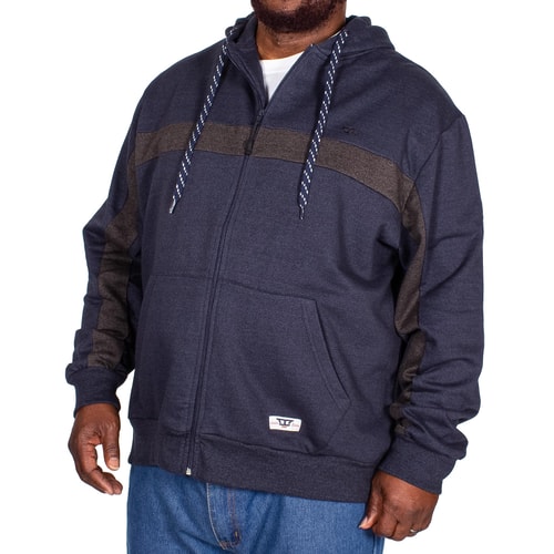 D555 Louisiana Full Zip Hoody Navy
