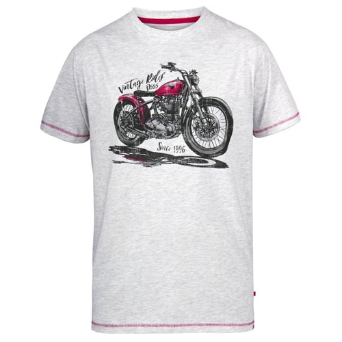 D555 Miles Vintage Rides Printed T-Shirt Off White
