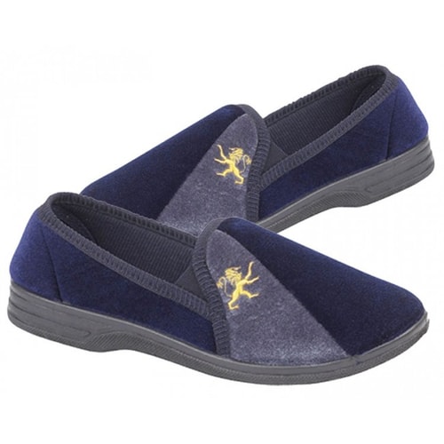 Zedzzz Navy Aaron Twin Gusset Slipper Navy