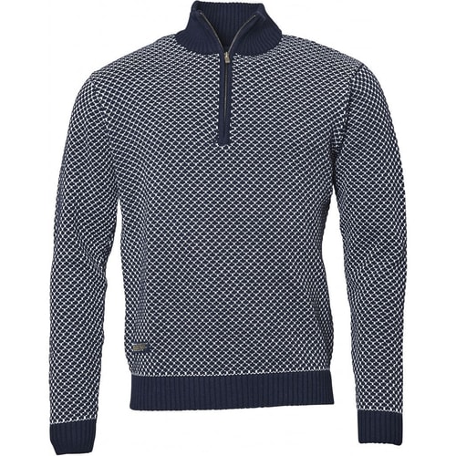 Replika Half Zip Knit Tall Navy