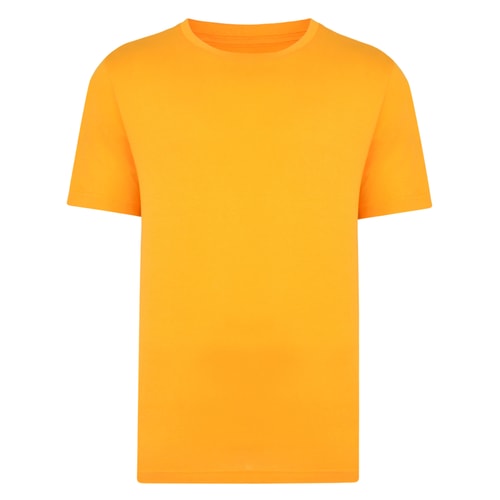 Bigdude Plain Crew Neck T-Shirt Orange Tall