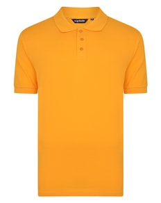 Bigdude Plain Polo Shirt Orange Tall