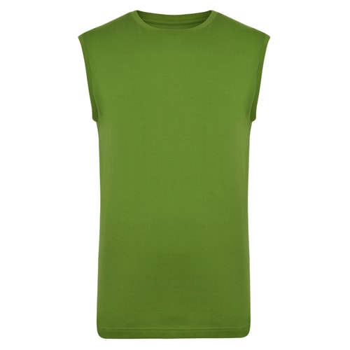 Bigdude Plain Sleeveless T-Shirt Desert Cactus Tall