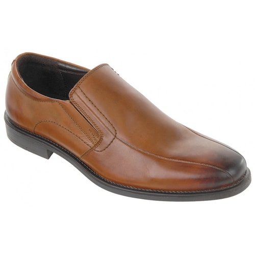 POD Benz Tan Slip On Shoes