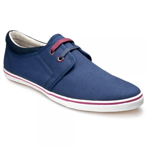 POD Pontoon Navy Canvas Shoes