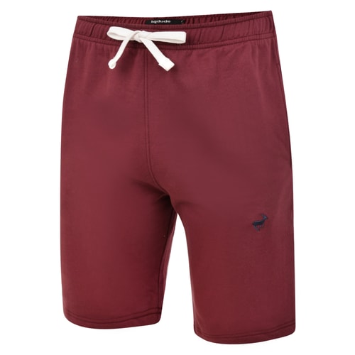 Bigdude Signature Jogger Shorts Burgundy