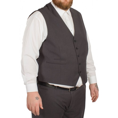 Skopes Superfine Twill Waistcoat- Charcoal