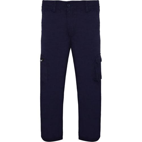 Bigdude Straight Fit Cargo Trousers Navy