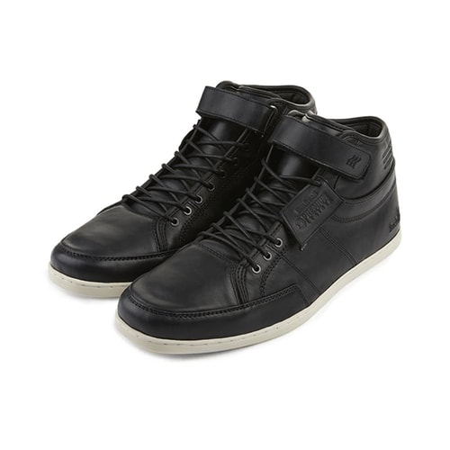 Boxfresh Hi Rise Leather Trainers Black