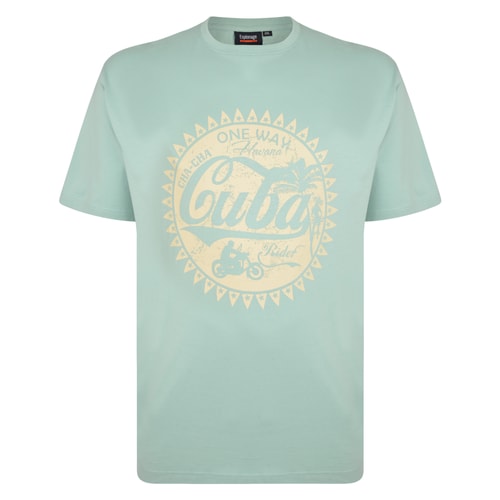 Espionage Cuba Print T-Shirt Green