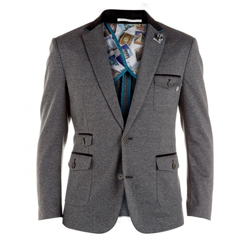 D555 Trenton Grey Blazer