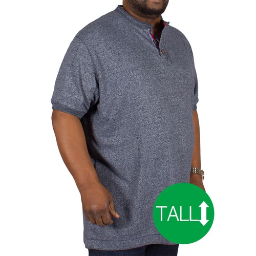 D555 Paul Woven T-Shirt Blue Tall