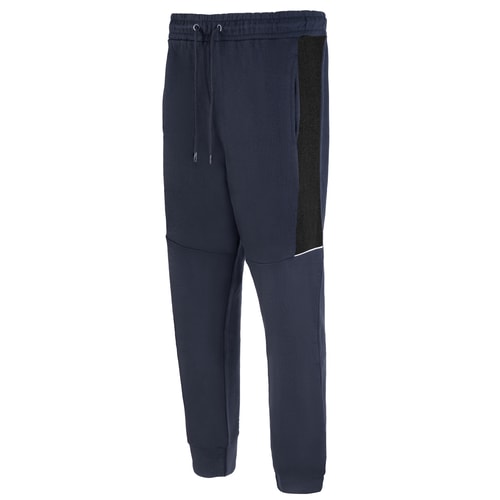 Bigdude Contrast Panel Joggers Navy