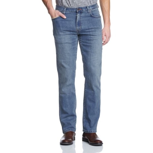 Wrangler Texas Stretch Mid Blue Jeans