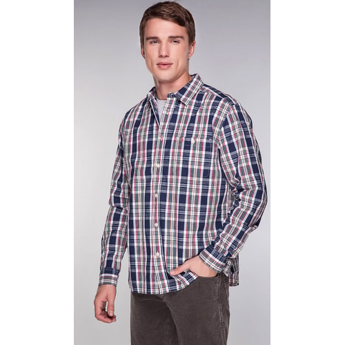 Wrangler Blue Check Shirt