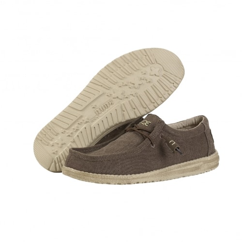 Hey Dude Wally Classic Canvas Wenge
