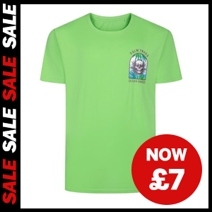 Ocean Breeze Small Chest Print T-Shirt now £7