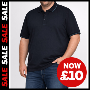 Tipped Polo Shirt now £10