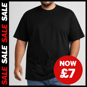 Heavy Weight Plain T-Shirt now £7