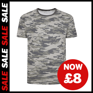 Camo T-Shirt Now £8