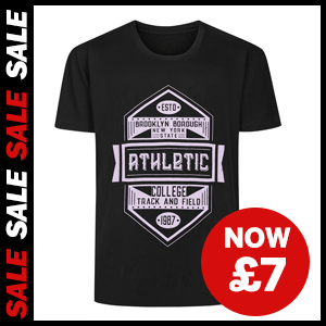 Athletic Print T-Shirt now £7