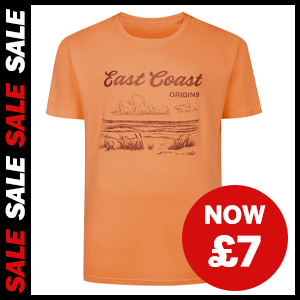 Apricot T-shirt with print now £7