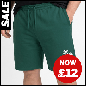 Teal shorts now £12