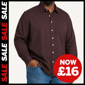 Dots Cotton Long Sleeve Shirt now £16