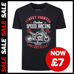 Speed Racing Print T-Shirt now £7