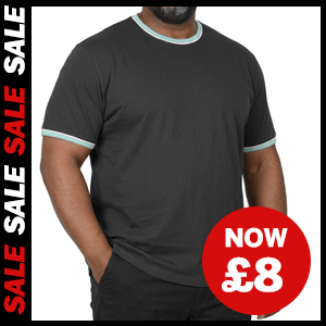 Contrast Tipped T-Shirt now £8