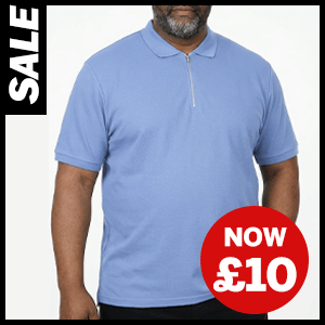Textured Stripe Polo now £10
