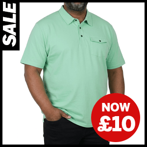 Heavy Jersey Polo Shirt now £10
