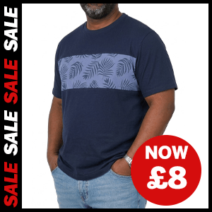Cut And Sew AOP T-Shirt now £8