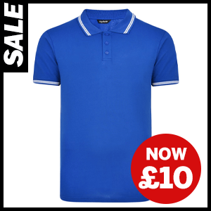  Tipped Polo Shirt now £10